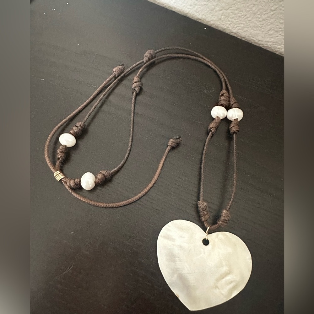 HEART Seashell Necklace